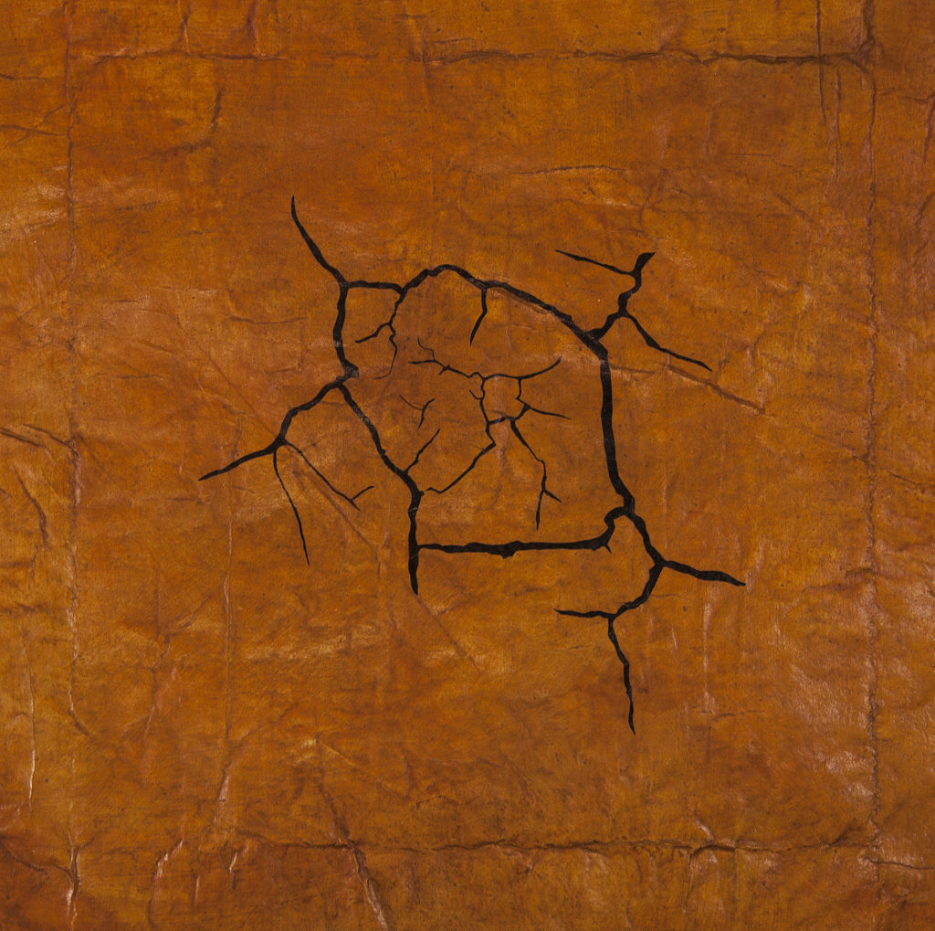 acrylic, mica, laminated tissue, digital print, 15 x 15 inches (2016) acrylic, mica, laminated tissue, digital print, 15 x 15 inches (2016)