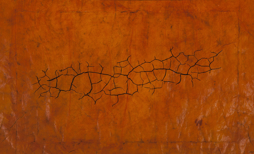 acrylic, mica, laminated tissue, digital print, 15 x 24 (2017) acrylic, mica, laminated tissue, digital print, 15 x 24 (2017)